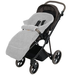 Zaffiro Regulowany śpiworek maxi wełniany Sierra 0-36m grey