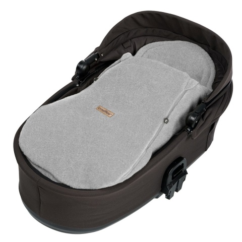 Zaffiro Regulowany śpiworek maxi wełniany Sierra 0-36m grey