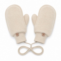 Zaffiro Rękawiczki dziecięce wełniane Sierra beige