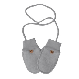Zaffiro Rękawiczki dziecięce wełniane Sierra 0-12m grey