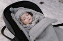 Zaffiro Śpiworek mini wełniany Sierra 0-18m grey