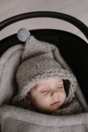 Zaffiro Śpiworek mini wełniany Sierra 0-18m grey