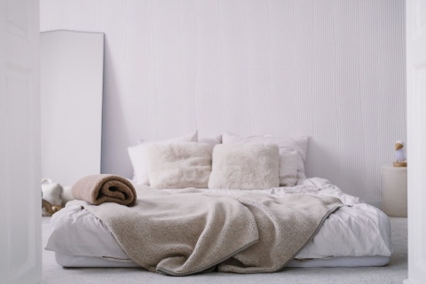Zaffiro Koc wełniany Nevada 75x100cm beige