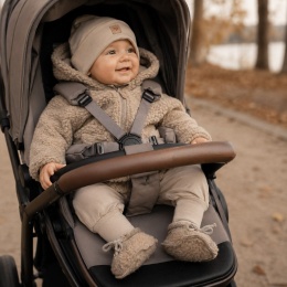 Zaffiro Buciki dziecięce wełniane Nevada brown