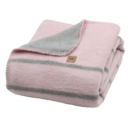 Zaffiro Koc bawełniany Alba 100x150cm baby pink