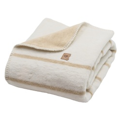 Zaffiro Koc bawełniany Alba 100x150cm beige