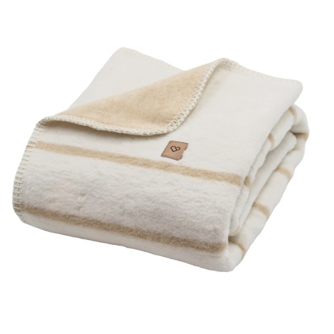 Zaffiro Koc bawełniany Alba 75x100cm beige