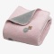 Zaffiro Koc bawełniany Bari 100x150cm baby pink