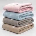 Zaffiro Koc bawełniany Bari 100x150cm baby pink