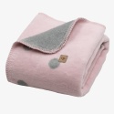 Zaffiro Koc bawełniany Bari 75x100cm baby pink