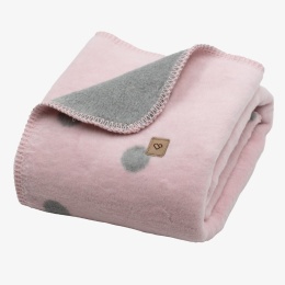 Zaffiro Koc bawełniany Bari 75x100cm baby pink