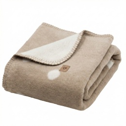 Zaffiro Koc bawełniany Bari 100x150cm beige