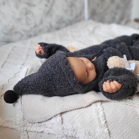 Zaffiro Kurteczka Meri wełniana Nevada anthracite