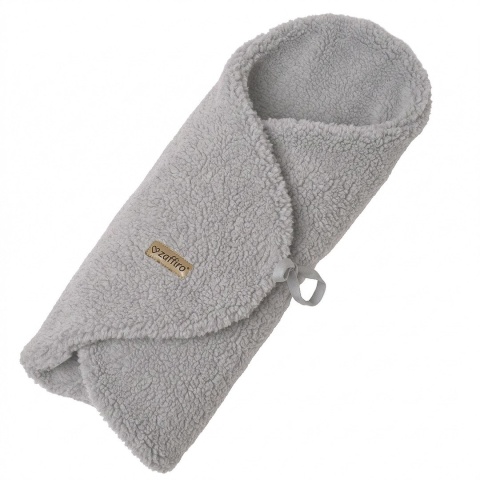 Zaffiro Otulacz wełniany Nevada 0-12m grey