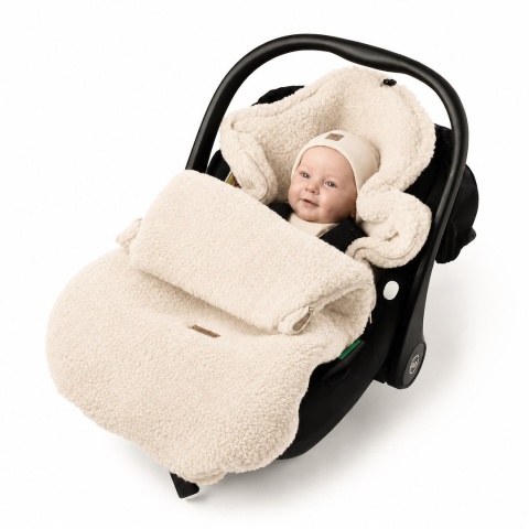 Zaffiro Śpiworek mini wełniany Nevada 0-18m beige