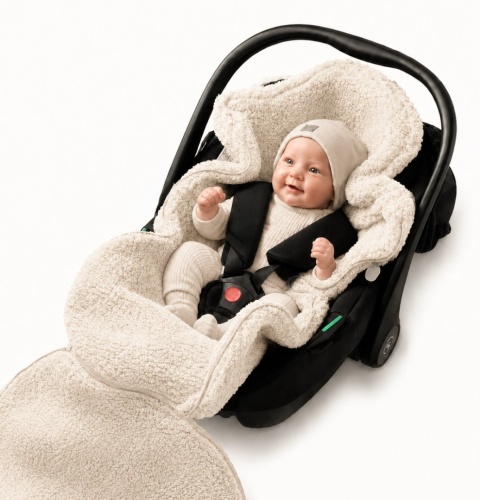 Zaffiro Śpiworek mini wełniany Nevada 0-18m beige