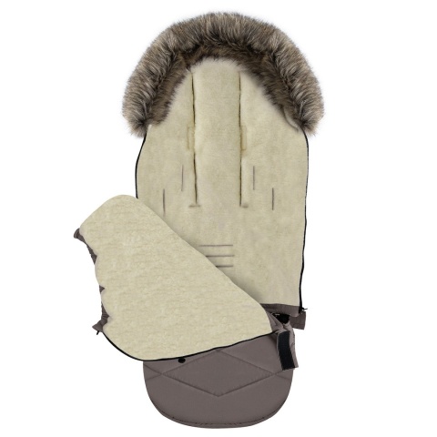 Zaffiro Regulowany śpiwór z torbą GrowUP Nordico 0-36m taupe