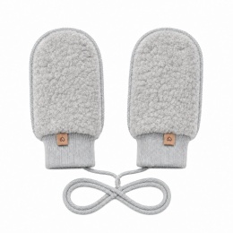 Zaffiro Rękawiczki dziecięce wełniane Nevada 0-12m grey