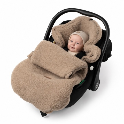 Zaffiro Śpiworek mini wełniany Nevada 0-18m brown