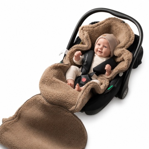 Zaffiro Śpiworek mini wełniany Nevada 0-18m brown