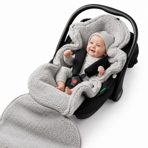 Zaffiro Śpiworek mini wełniany Nevada 0-18m grey