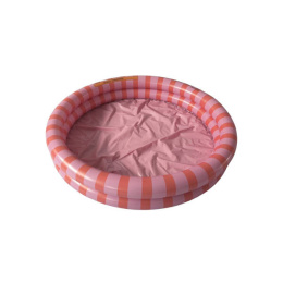 The Swim Essentials Basen kąpielowy 100 cm Pink Red Stripes