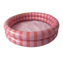 The Swim Essentials Basen kąpielowy 100 cm Pink Red Stripes