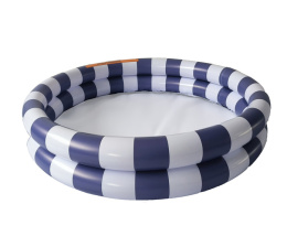 The Swim Essentials Basen kąpielowy 100 cm Blue White Stripes