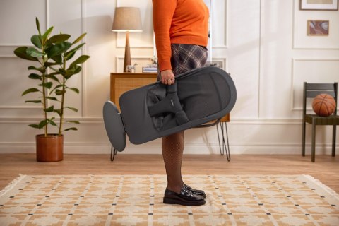 BABYBJORN - leżaczek BEGIN MESH, antracytowy