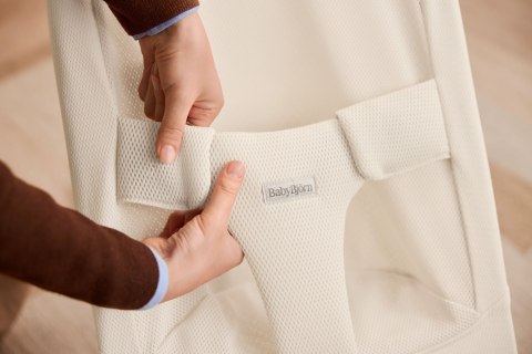 BABYBJORN - leżaczek BEGIN MESH, kremowy