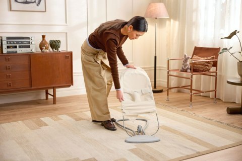 BABYBJORN - leżaczek BEGIN MESH, kremowy