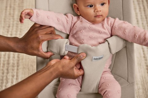 BABYBJORN - leżaczek BEGIN WOVEN, piaskowoszary