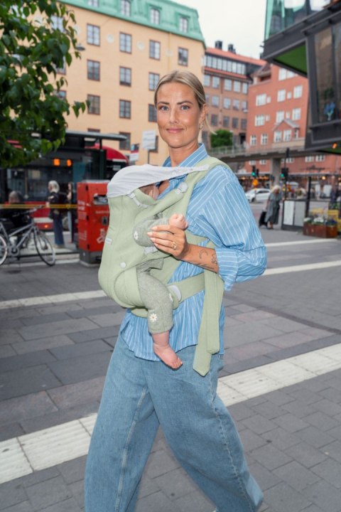 BABYBJORN - nosidełko HOLD, WOVEN, jasnozielony