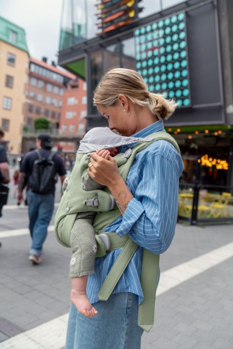 BABYBJORN - nosidełko HOLD, WOVEN, jasnozielony