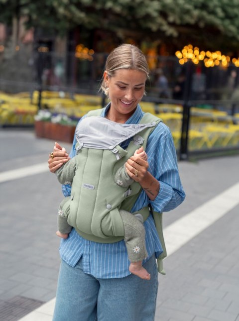BABYBJORN - nosidełko HOLD, WOVEN, jasnozielony