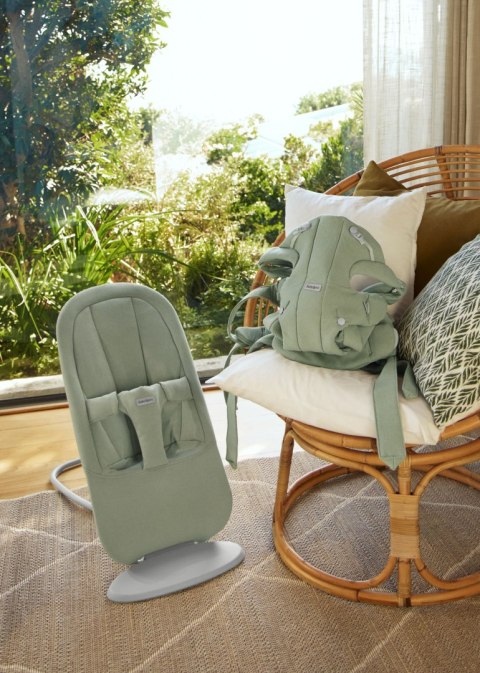 BABYBJORN - nosidełko HOLD, WOVEN, jasnozielony