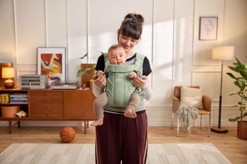 BABYBJORN - nosidełko HOLD, WOVEN, jasnozielony