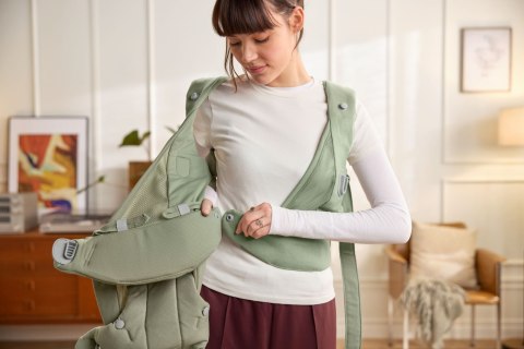 BABYBJORN - nosidełko HOLD, WOVEN, jasnozielony