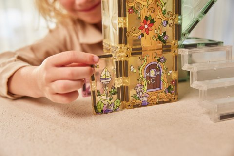 CLEVERCLIXX - klocki magnetyczne Magic Forest Pack Pastel - 65 el.