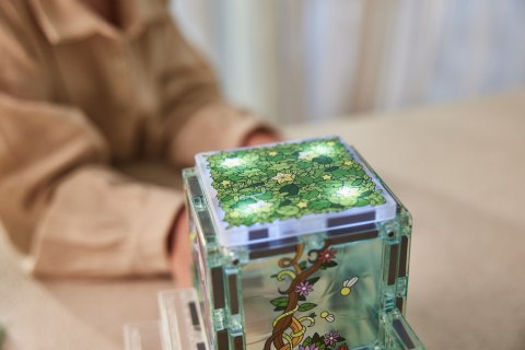 CLEVERCLIXX - klocki magnetyczne Magic Forest Pack Pastel - 65 el.