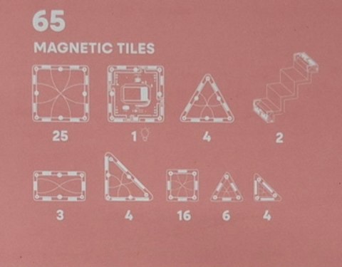 CLEVERCLIXX - klocki magnetyczne Magic Forest Pack Pastel - 65 el.