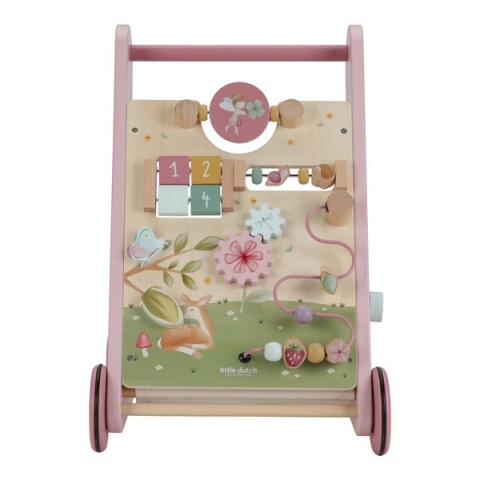 Little Dutch Drewniany chodzik pchacz edukacyjny Fairy Garden FSC