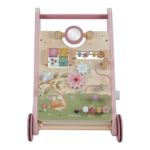 Little Dutch Drewniany chodzik pchacz edukacyjny Fairy Garden FSC