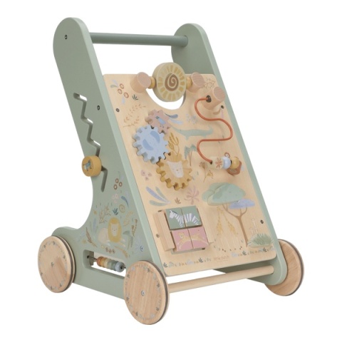Little Dutch Drewniany chodzik edukacyjny Safari Friends FSC
