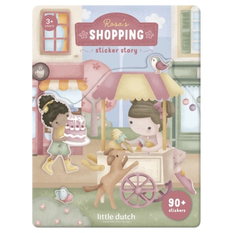 Little Dutch Książeczka z naklejkami Rosa na zakupach