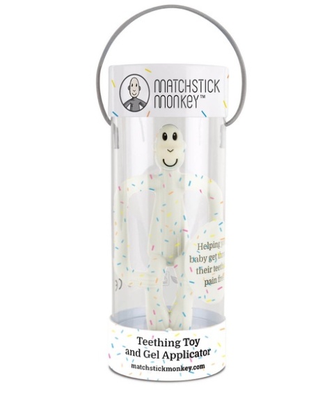 Matchstick Monkey Gryzak kojący ze szczoteczką - Confetti Cream