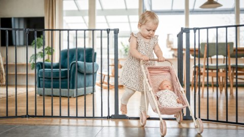 BabyDan - bramka ochronna Flex StepFree XXL, czarna