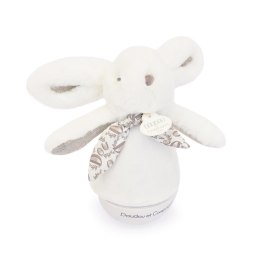 DOUDOU - lampka nocna muzyczna Lapin Doudou Culbuto, Doudou et Compagnie, 16 cm, biała