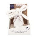 DOUDOU - lampka nocna muzyczna Lapin Doudou Culbuto, Doudou et Compagnie, 16 cm, biała