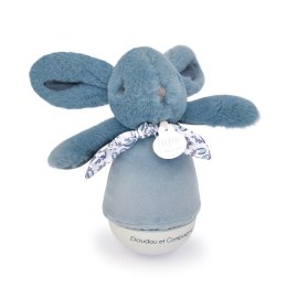 DOUDOU - lampka nocna muzyczna Lapin Doudou Culbuto, Doudou et Compagnie, 16 cm, niebieska